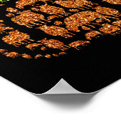 Gruppe Sheeps Pumpkin Niedlich Form Halloween Than Poster (Ecke)