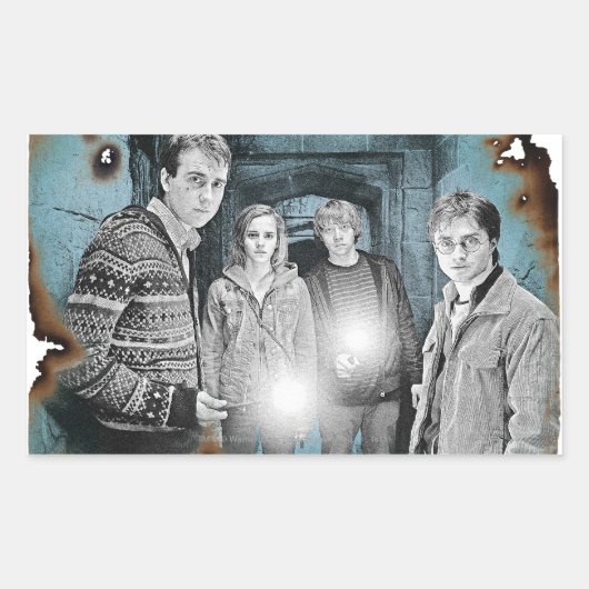 Gruppe Shot 1 Rechteckiger Aufkleber (Vorderseite)