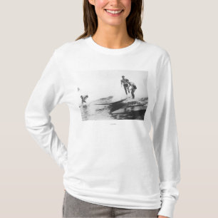 Gruppe Surfer in Honolulu, Hawaii Surfen T-Shirt
