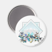 Gruppe Team-Fehlerberge Magnet (Vorderseite/Rückseite)