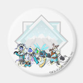 Gruppe Team-Fehlerberge Magnet (Vorne)