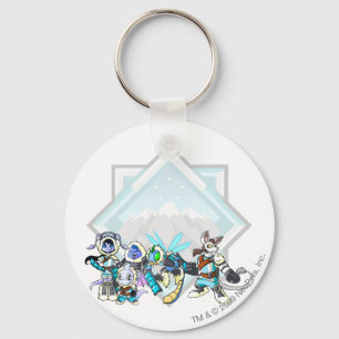 Gruppe Team-Fehlerberge Schlüsselanhänger