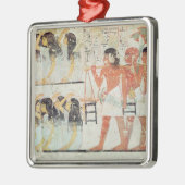 Gruppe Trauernde im Trauerzug Ornament Aus Metall (Links)