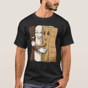 Gruppe Umarmungen Marshmallow Chocolate Camping S' T-Shirt