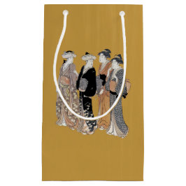 Gruppe Vintager japanischer Geisha-Frauen Kleine Geschenktüte