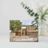 Gruppe von Denkmälern in Hampi - Tempel von Ananth Postkarte (Stehend Vorderseite)