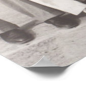 Gruppe von Freunden in Cannes in den 30er Jahren Poster (Ecke)