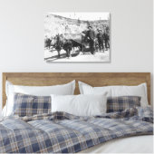 Gruppe von Goldprospektoren Fotografie Leinwanddruck (Insitu (Schlafzimmer))