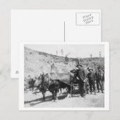 Gruppe von Goldprospektoren Fotografie Postkarte (Vorne/Hinten)