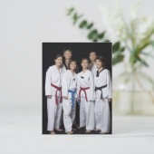 Gruppe von Kampfkünsten stehend und Postkarte (Stehend Vorderseite)