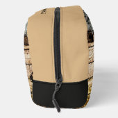 Gruppe von Langhaarn, die in felsenfestem Holz leb Waschbeutel (Rechts)