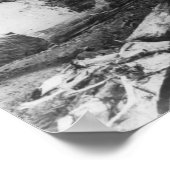 Gruppe von Lumberjacks auf großen Protokollfotos Poster (Ecke)