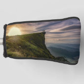 Gruppe von Menschen stehend auf einem Klippenrand Golf Headcover (Vorderseite)