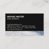 Gruppe von Modellen mit unterschiedlichen Bekleidu Visitenkarte (Rückseite)