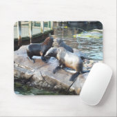 Gruppe von Pelzen Siegeln Mousepad (Mit Mouse)