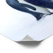 Gruppe von Pinguinen Poster (Ecke)