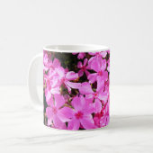 Gruppe von rosa Phlox Kaffeetasse (Vorderseite Links)