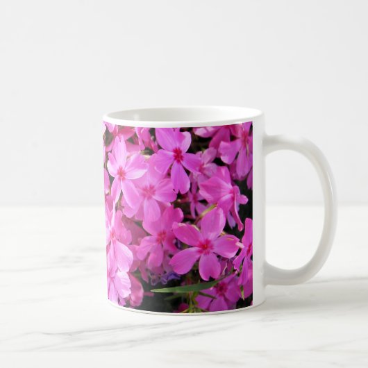 Gruppe von rosa Phlox Kaffeetasse (Rechts)