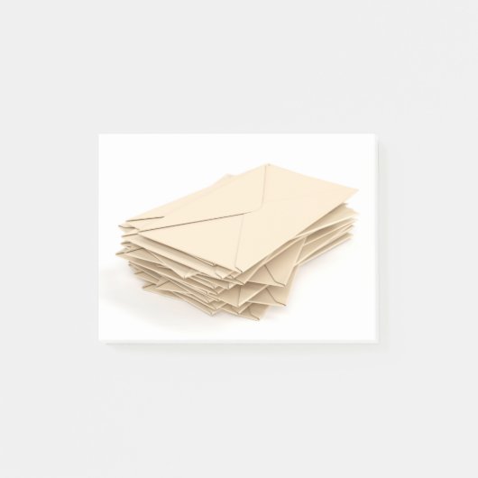 Gruppe von Umschlägen Post-it Klebezettel (Vorderseite)
