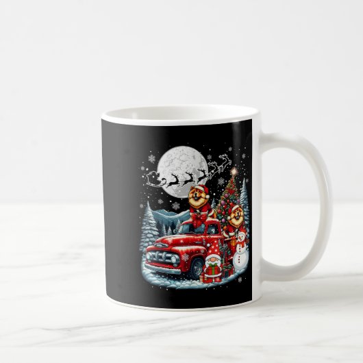 Gruppe Xmas Gnome Snowman Santa Chow Choice auf Ck Kaffeetasse (Rechts)