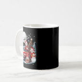 Gruppe Xmas Gnome Snowman Santa Maltias auf Ckup T Kaffeetasse (Vorderseite Links)
