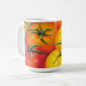 "Gruppen-Foto-" Tomate-Tasse Kaffeetasse (Vorderseite Links)