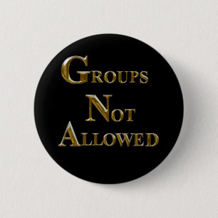 GRUPPEN NICHT ZULÄSSIG BUTTON