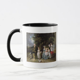 Gruppen-Porträt der Colmore Familie Tasse