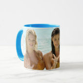 Gruppen-Pose im Wasser Tasse (Vorderseite Links)