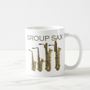 Gruppen-Saxophon Kaffeetasse