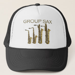 Gruppen-Saxophon Truckerkappe