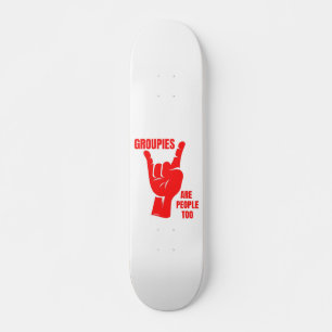 GRUPPEN SIND MENSCHEN ZU lustiger Musikfan Skateboard