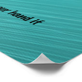 Gruppenarbeitserwartungen Klassenraum-Poster Poster (Ecke)