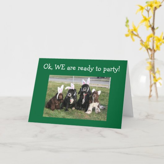 GRUPPENBEREIT FÜR PARTY-SIND SIE 40. KARTE (Gelbe Blume)