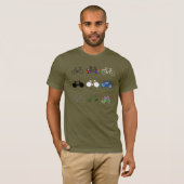 Gruppenfahrräder T-Shirt (Vorne ganz)