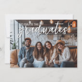 Gruppenfeier Abschluss 1 Bild mit mehreren Namen Einladung (Vorderseite)