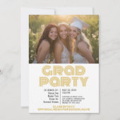 Gruppenfeier Abschluss - Joint Grad Party Einladung (Vorderseite)
