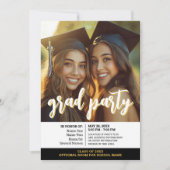 Gruppenfeier Abschluss - Joint Grad Party Einladung (Vorderseite)