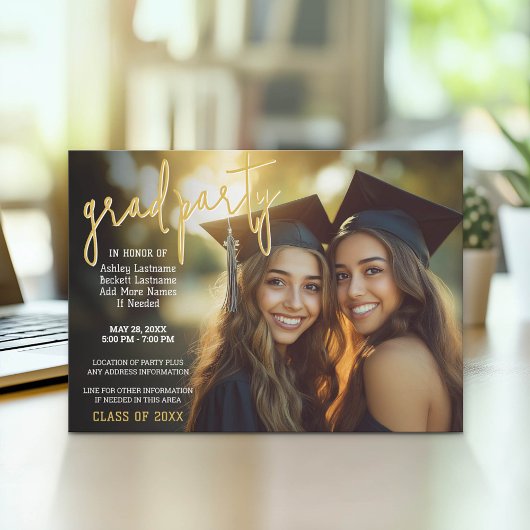 Gruppenfeierlichkeiten zum Abschluss - Gemeinsames Einladung