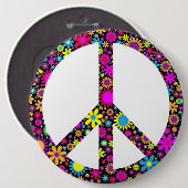 GRUPPENFLORALFRIEDENSSIGNAL BUTTON (Vorne & Hinten)