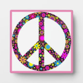 GRUPPENFLORALFRIEDENSSIGNAL FOTOPLATTE (Vorderseite)