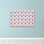 GRUPPENFLORALFRIEDENSSIGNAL LEINWANDDRUCK (Insitu (Holzboden))