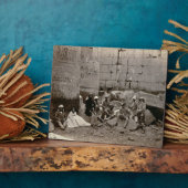 Gruppenfoto in der Hall of Columns, Karnak, T Fotoplatte (Seite)