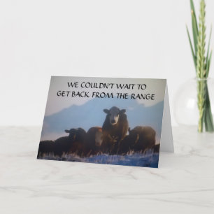 "GRUPPENGEBURTSTAG - BEWEGENDE WÜNSCHE FÜR SIE" KARTE