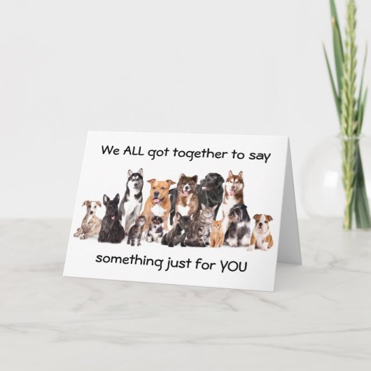 "GRUPPENKARTE" FÜR BÜROS UND FREUNDE, cool UND SPA Karte (Vorderseite)