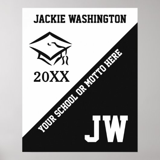 GRUPPENKLASSE VON (JEDES JAHR) benutzerdefiniertem Poster (Vorne)