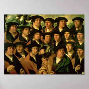 Gruppenportrait der Shooting Company Poster