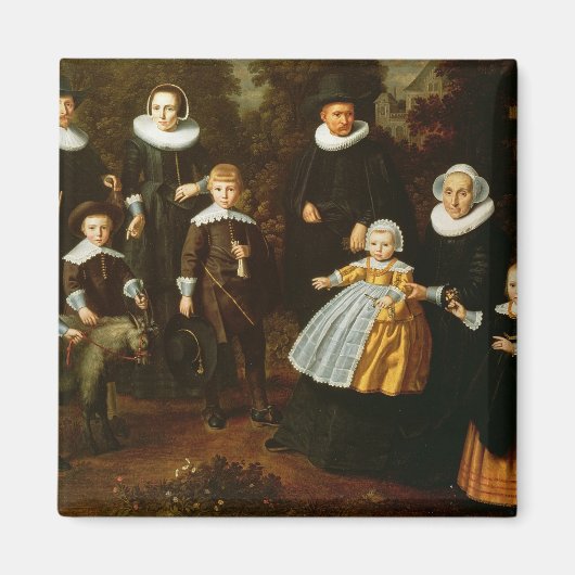 Gruppenportrait von drei Generationen Magnet (Vorne)