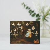 Gruppenportrait von drei Generationen Postkarte (Stehend Vorderseite)