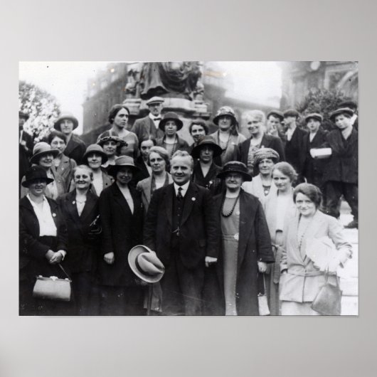 Gruppenportrait von Gewerkschaftern Poster (Vorne)